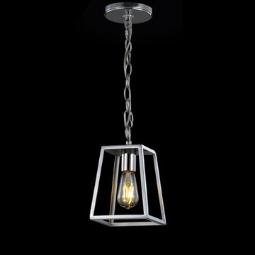 Ira 6.25" Adjustable Drop Metal LED Pendant - JONATHAN Y